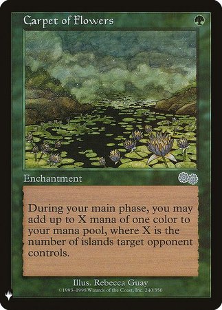Carpet of Flowers Mystery Booster Promo Carpet of Flowers Mystery Booster Promo