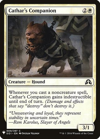 Cathar s Companion Mystery Booster Promo Mystery Booster Singles Cathar s Companion Mystery Booster Promo Mystery Booster Singles