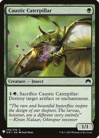 Caustic Caterpillar Mystery Booster Promo Caustic Caterpillar Mystery Booster Promo