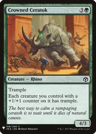 Crowned Ceratok Mystery Booster Promo Mystery Booster Singles Crowned Ceratok Mystery Booster Promo Mystery Booster Singles