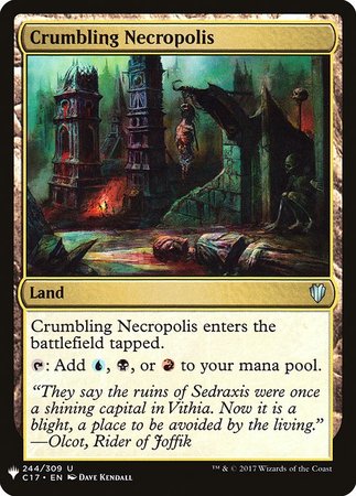 Crumbling Necropolis Mystery Booster Promo Mystery Booster Singles Crumbling Necropolis Mystery Booster Promo Mystery Booster Singles