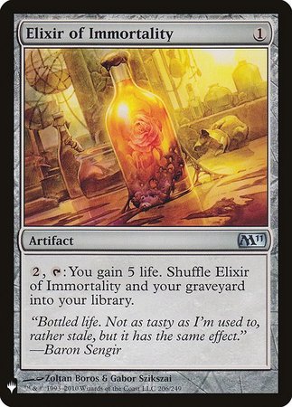 Elixir of Immortality Mystery Booster Promo Elixir of Immortality Mystery Booster Promo