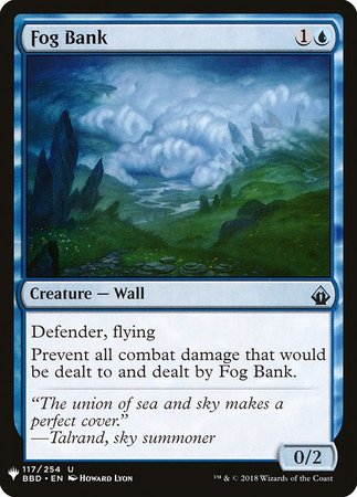 Fog Bank Mystery Booster Promo Fog Bank Mystery Booster Promo
