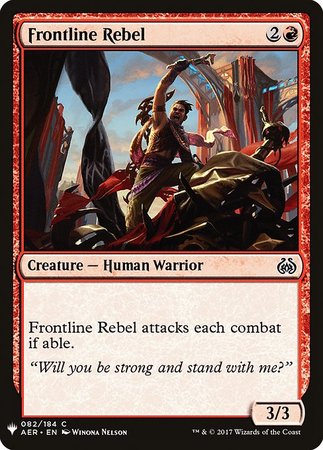 Frontline Rebel Mystery Booster Promo Mystery Booster Singles Frontline Rebel Mystery Booster Promo Mystery Booster Singles