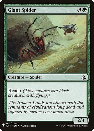Giant Spider Mystery Booster Promo Mystery Booster Singles Giant Spider Mystery Booster Promo Mystery Booster Singles