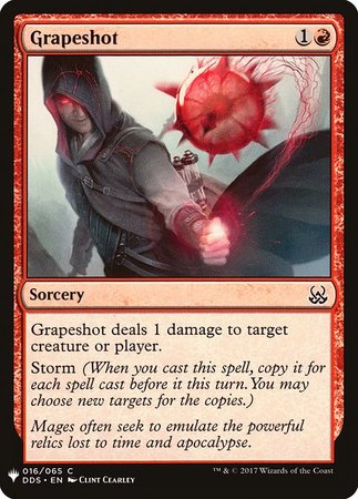 Grapeshot Mystery Booster Promo Mystery Booster Singles Grapeshot Mystery Booster Promo Mystery Booster Singles