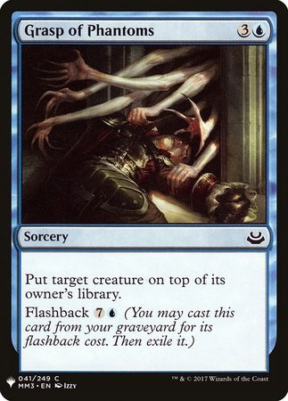 Grasp of Phantoms Mystery Booster Promo Mystery Booster Singles Grasp of Phantoms Mystery Booster Promo Mystery Booster Singles