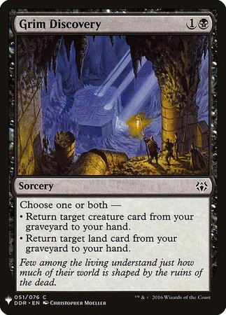 Grim Discovery Mystery Booster Promo Mystery Booster Singles Grim Discovery Mystery Booster Promo Mystery Booster Singles