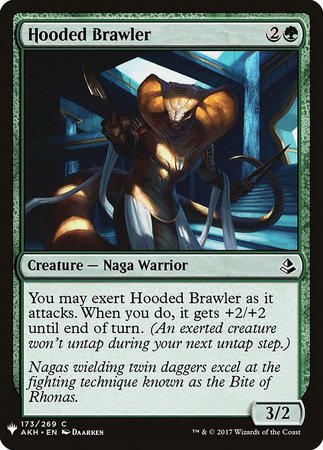 Hooded Brawler Mystery Booster Promo Mystery Booster Singles Hooded Brawler Mystery Booster Promo Mystery Booster Singles