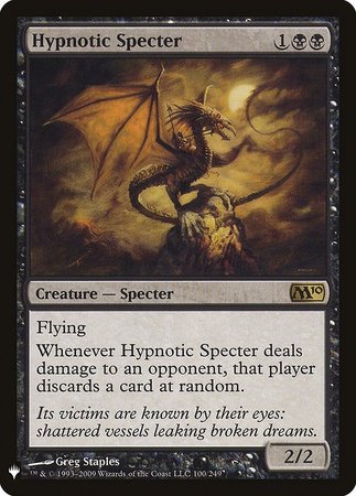 Hypnotic Specter Mystery Booster Promo Mystery Booster Singles Hypnotic Specter Mystery Booster Promo Mystery Booster Singles