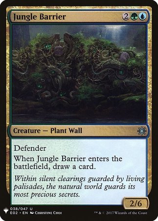 Jungle Barrier Mystery Booster Promo Mystery Booster Singles Jungle Barrier Mystery Booster Promo Mystery Booster Singles