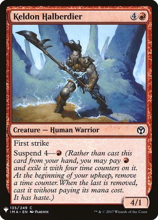 Keldon Halberdier Mystery Booster Promo Mystery Booster Singles Keldon Halberdier Mystery Booster Promo Mystery Booster Singles