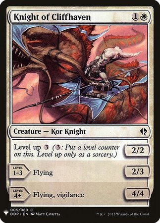 Knight of Cliffhaven Mystery Booster Promo Mystery Booster Singles Knight of Cliffhaven Mystery Booster Promo Mystery Booster Singles