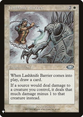 Lashknife Barrier Mystery Booster Promo Lashknife Barrier Mystery Booster Promo