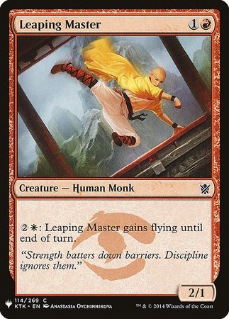 Leaping Master Mystery Booster Promo Mystery Booster Singles Leaping Master Mystery Booster Promo Mystery Booster Singles