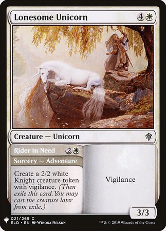 Lonesome Unicorn Mystery Booster Promo Mystery Booster Singles Lonesome Unicorn Mystery Booster Promo Mystery Booster Singles