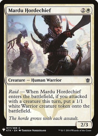 Mardu Hordechief Mystery Booster Promo Mystery Booster Singles Mardu Hordechief Mystery Booster Promo Mystery Booster Singles