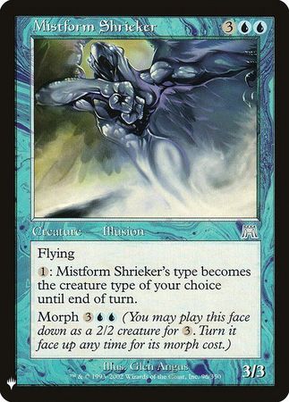 Mistform Shrieker Mystery Booster Promo Mystery Booster Singles Mistform Shrieker Mystery Booster Promo Mystery Booster Singles