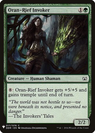 Oran Rief Invoker Mystery Booster Promo Mystery Booster Singles Oran Rief Invoker Mystery Booster Promo Mystery Booster Singles