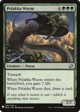 Pelakka Wurm Mystery Booster Promo Mystery Booster Singles Pelakka Wurm Mystery Booster Promo Mystery Booster Singles