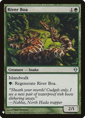 River Boa Mystery Booster Promo Mystery Booster Singles River Boa Mystery Booster Promo Mystery Booster Singles