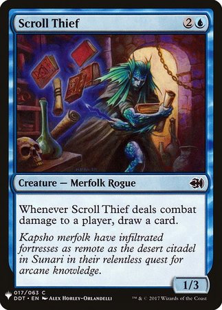 Scroll Thief Mystery Booster Promo Mystery Booster Singles Scroll Thief Mystery Booster Promo Mystery Booster Singles