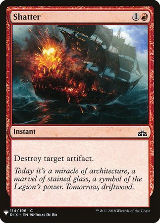 Shatter Mystery Booster Promo Mystery Booster Singles Shatter Mystery Booster Promo Mystery Booster Singles