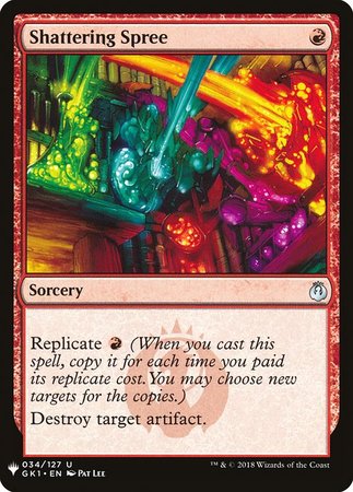 Shattering Spree Mystery Booster Promo Shattering Spree Mystery Booster Promo
