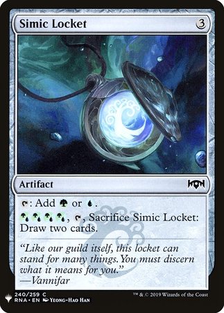 Simic Locket Mystery Booster Promo Mystery Booster Singles Simic Locket Mystery Booster Promo Mystery Booster Singles