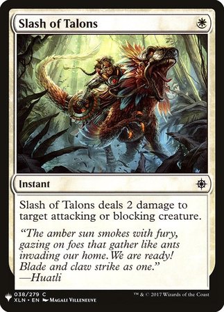 Slash of Talons Mystery Booster Promo Mystery Booster Singles Slash of Talons Mystery Booster Promo Mystery Booster Singles