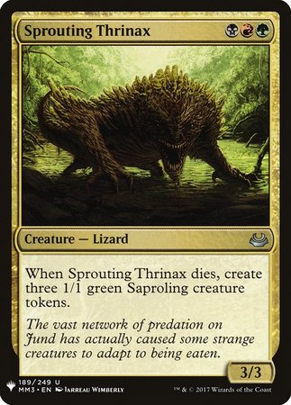 Sprouting Thrinax Mystery Booster Promo Mystery Booster Singles Sprouting Thrinax Mystery Booster Promo Mystery Booster Singles