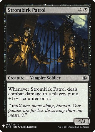 Stromkirk Patrol Mystery Booster Promo Mystery Booster Singles Stromkirk Patrol Mystery Booster Promo Mystery Booster Singles