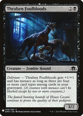 Thraben Foulbloods Mystery Booster Promo Mystery Booster Singles Thraben Foulbloods Mystery Booster Promo Mystery Booster Singles