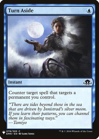 Turn Aside Mystery Booster Promo Turn Aside Mystery Booster Promo