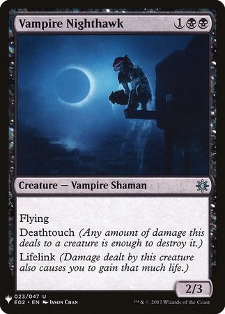 Vampire Nighthawk Mystery Booster Promo Mystery Booster Singles Vampire Nighthawk Mystery Booster Promo Mystery Booster Singles
