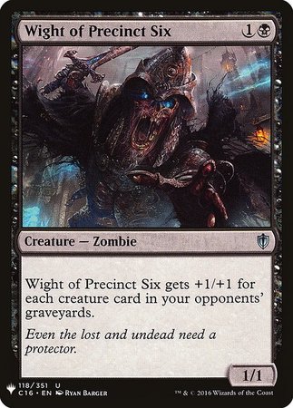 Wight of Precinct Six Mystery Booster Promo Mystery Booster Singles Wight of Precinct Six Mystery Booster Promo Mystery Booster Singles