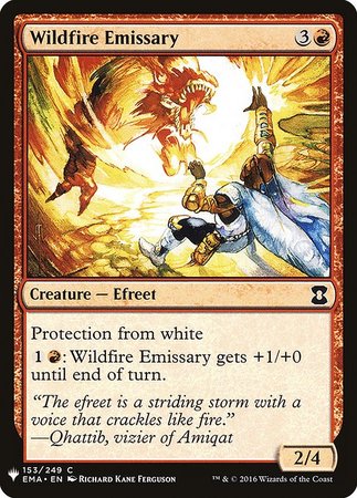 Wildfire Emissary Mystery Booster Promo Mystery Booster Singles Wildfire Emissary Mystery Booster Promo Mystery Booster Singles