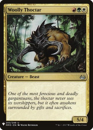 Woolly Thoctar Mystery Booster Promo Mystery Booster Singles Woolly Thoctar Mystery Booster Promo Mystery Booster Singles