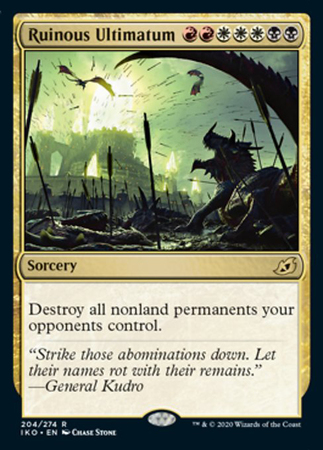 Ruinous Ultimatum 204 274 Ikoria Lair of Behemoths Singles Ruinous Ultimatum 204 274 Ikoria Lair of Behemoths Singles
