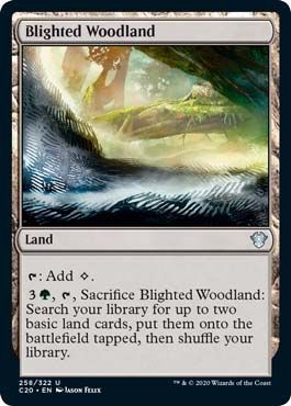 Blighted Woodland 258 322 Commander 2020 Singles Blighted Woodland 258 322 Commander 2020 Singles
