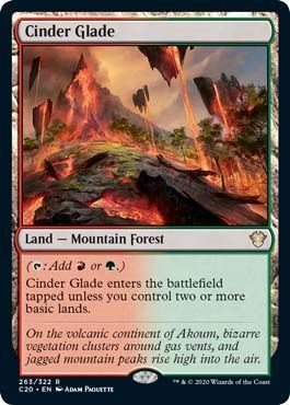 Cinder Glade 263 322 Commander 2020 Singles Cinder Glade 263 322 Commander 2020 Singles