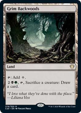 Grim Backwoods 278 322 Commander 2020 Singles Grim Backwoods 278 322 Commander 2020 Singles