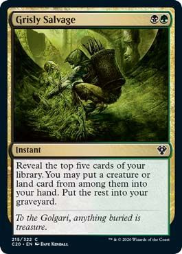 Grisly Salvage 215 322 Commander 2020 Singles Grisly Salvage 215 322 Commander 2020 Singles