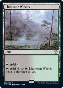 Llanowar Wastes 286 322 Commander 2020 Singles Llanowar Wastes 286 322 Commander 2020 Singles