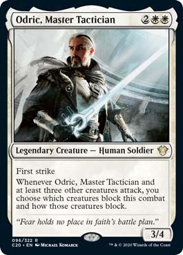 Odric Master Tactician 096 322 Commander 2020 Singles Odric Master Tactician 096 322 Commander 2020 Singles