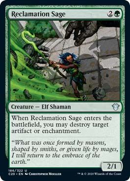 Reclamation Sage 186 322 Commander 2020 Singles Reclamation Sage 186 322 Commander 2020 Singles