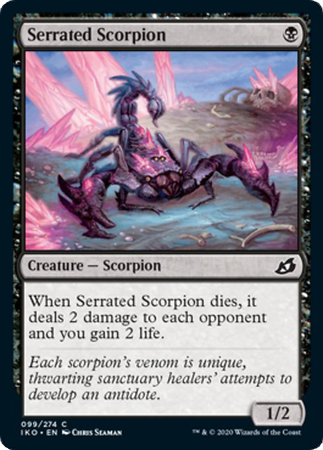 Serrated Scorpion 099 274 Ikoria Lair of Behemoths Singles Serrated Scorpion 099 274 Ikoria Lair of Behemoths Singles