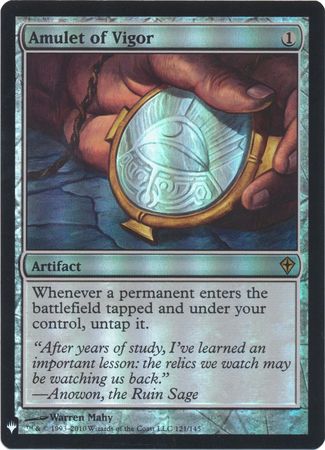 Amulet of Vigor Foil Mystery Booster Amulet of Vigor Foil Mystery Booster