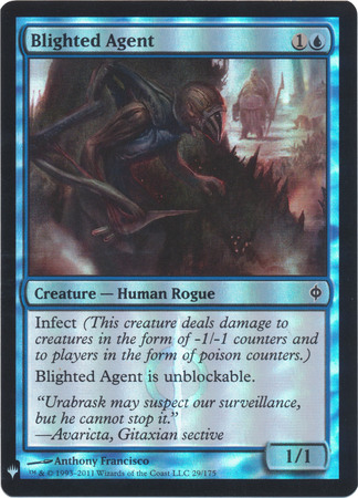 Blighted Agent Foil Mystery Booster Blighted Agent Foil Mystery Booster