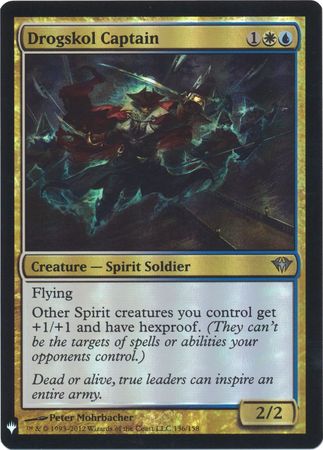 Drogskol Captain Foil Mystery Booster Drogskol Captain Foil Mystery Booster
